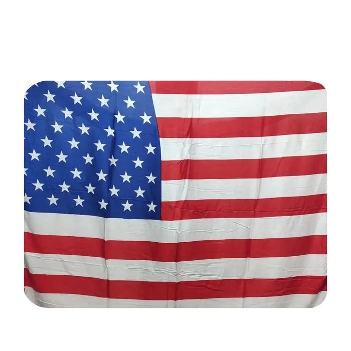 GGAF Kain Pantai Bali Motof Bendera Amerika Ukuran Standar 120X165 Cm