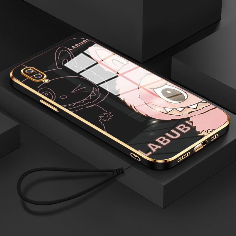 Casing Hp Untuk VIVO V11 V11 Pro Case Boneka merah muda Kasing Perlindun Anti-Drop airbag Kesing Sil