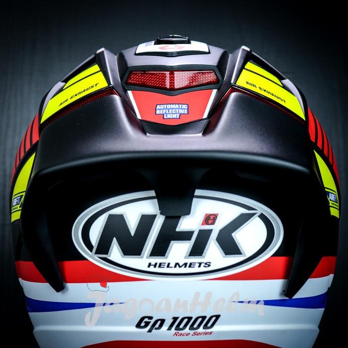 SPOILER 3D HELM NHK GP1000 BLACK - BLACK DOFF AKRILIK GP1000