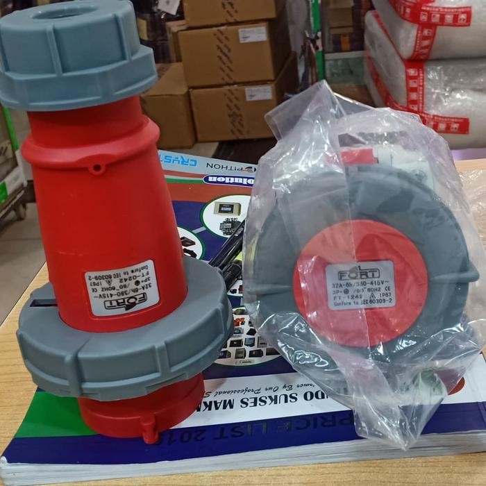 Industrial Plug & Socket 32A 4Pole Ip 67
