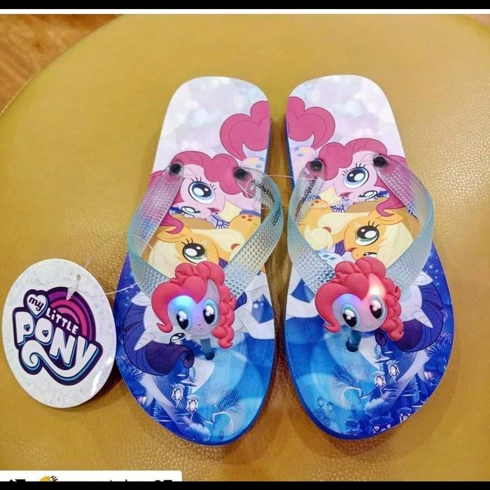 sandal anak perempuan karakter little pony LED/lampu
