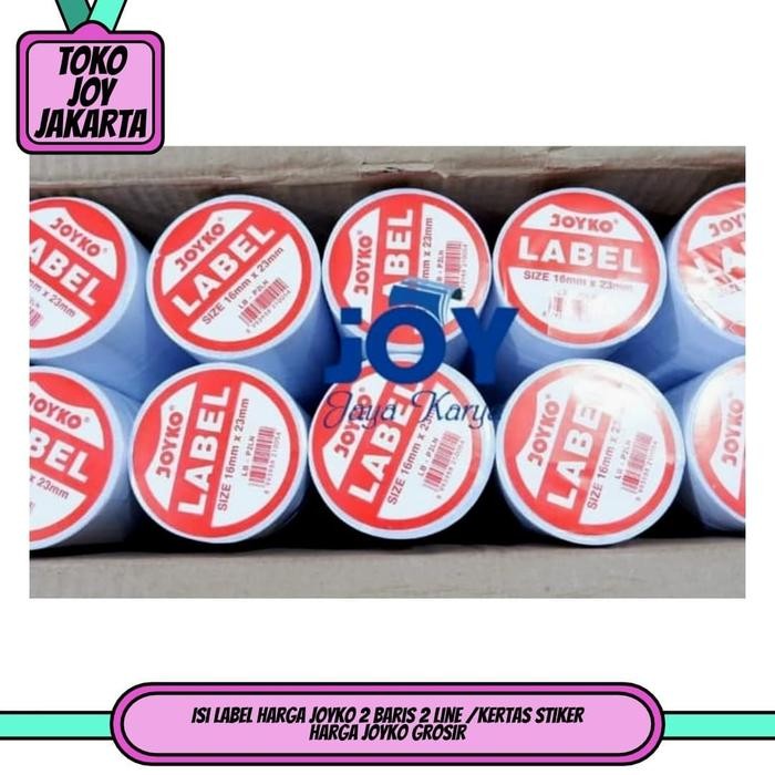 

ID ISI LABEL HARGA JOYKO 2 BARIS 2 LINE /KERTAS STIKER HARGA JOYKO GROSIR