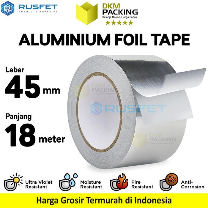 

ID LAKBAN ALUMINIUM FOIL TAPE ISOLASI WATERPROOF TAHAN PANAS RUSFET
