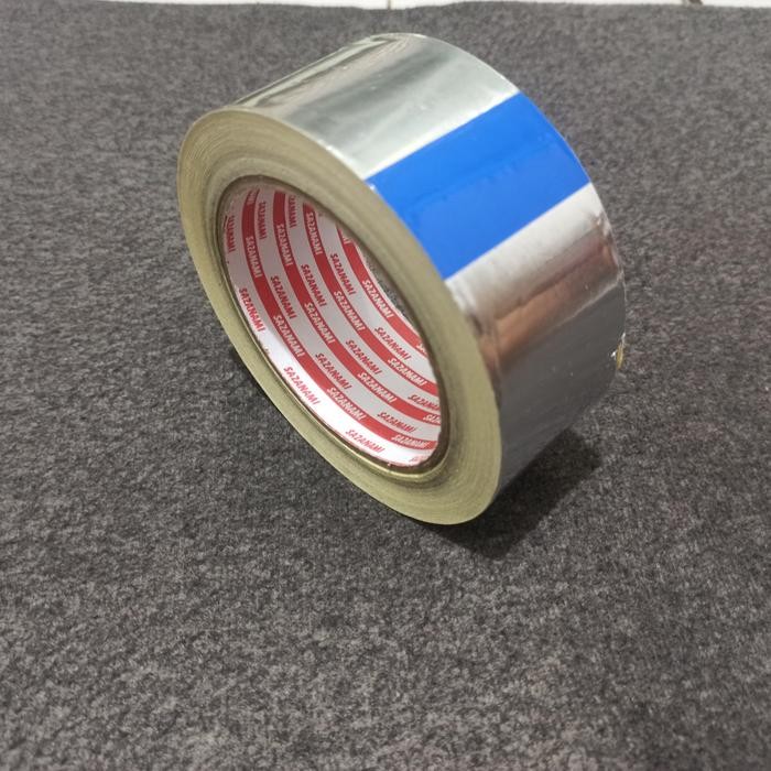 

ID LAKBAN ALUMUNIUM FOIL ANTI BOCOR 2INCH X 25 METER ALUMINIUM TAPE