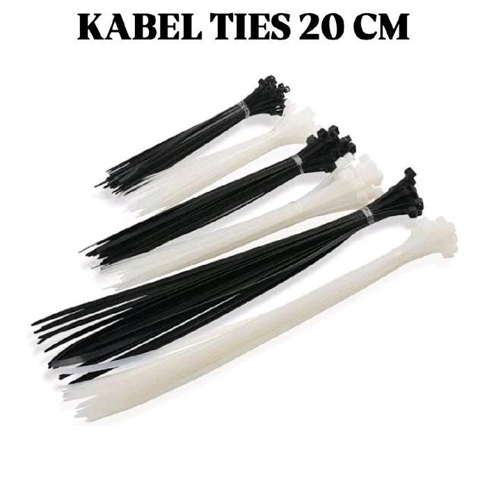 

ID KABEL TIES / PENGIKAT KABEL / CABLE TIE 20CM