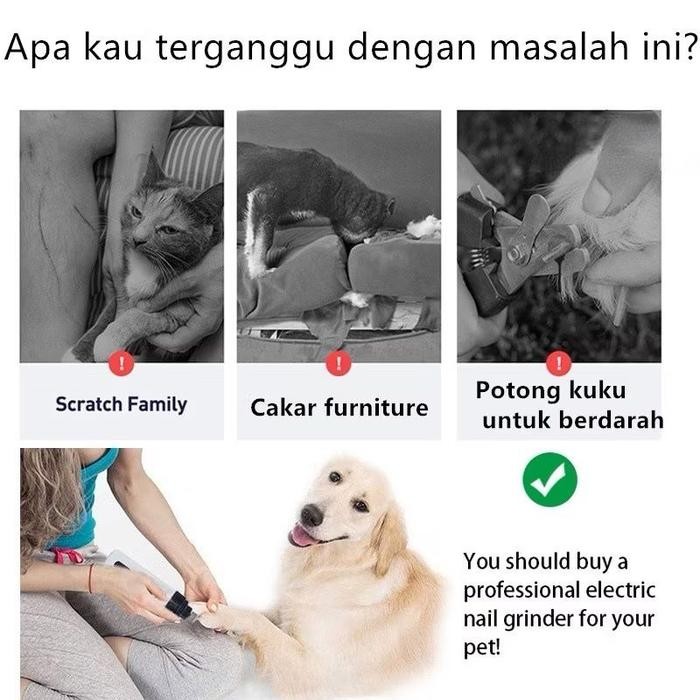 Pencukur Bulu Kaki Elektrik Anjing Kucing Alat Cukur Anjing Alat Cukur