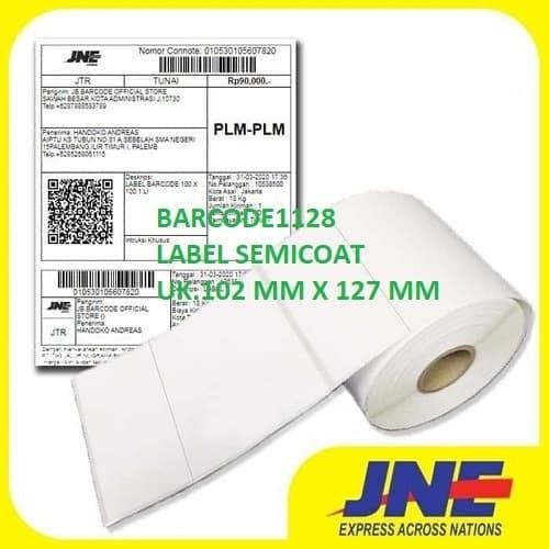 

KOIC Kertas Stiker Label Barcode 102*127 Mm Agen Jne Isi 250 Pcs