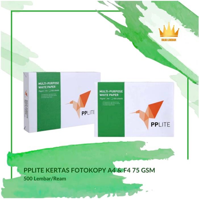 

KOIC Kertas Hvs Fotokopi Fotocopy Pplite A4 & F4, 75 Gsm, 500 Lembar - Ream