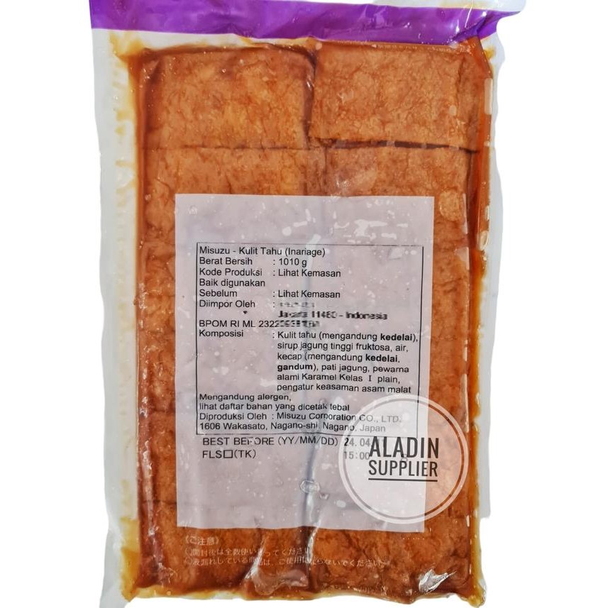 

ajitsuke inari 60 pcs - sushi inari jepang praktis stok terbatas