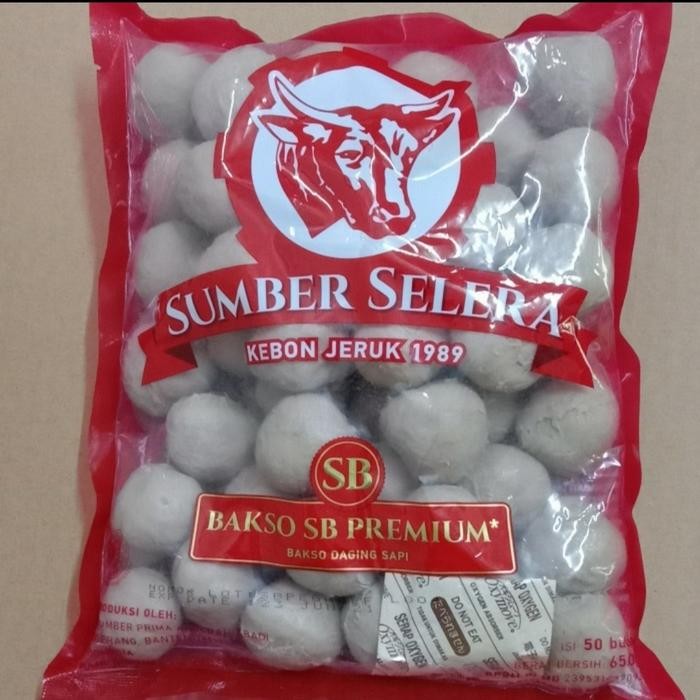 

bakso sapi sumber selera isi 50pcs - frozen food shopee stok terbatas