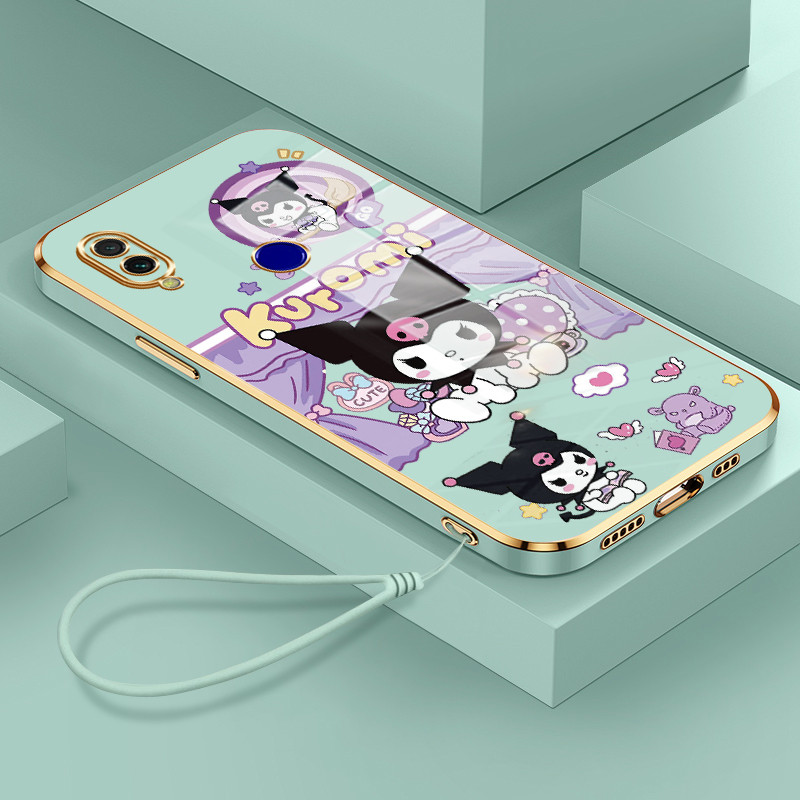 Casing Hp Untuk Xiaomi Redmi 7 7A Y3 6 6A 5A 4A 5 Plus Case Boneka ungu Kasing Perlindun Anti-Drop a