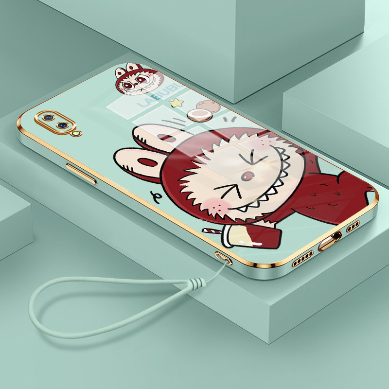 Casing Hp Untuk VIVO V11 V11 Pro Case Boneka bahagia Kasing Perlindun Anti-Drop airbag Kesing Siliko