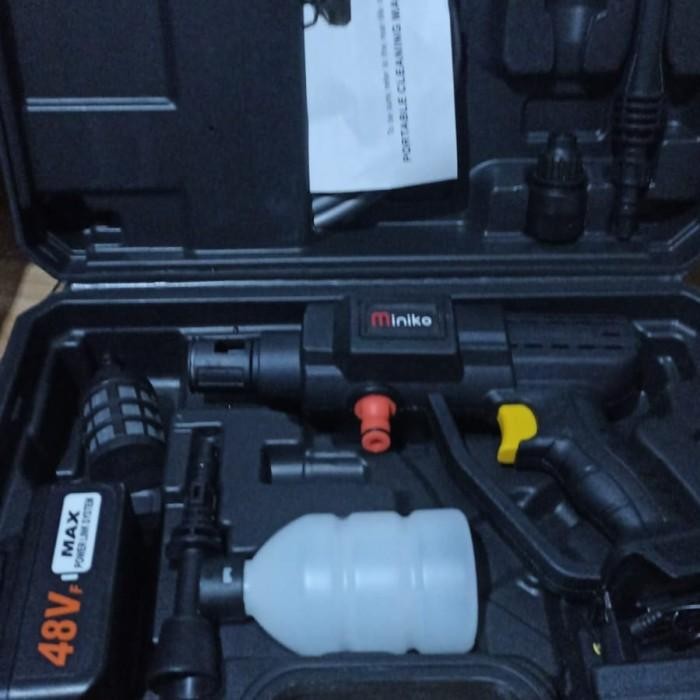 miniko pro cordless alat jet cleaner steam motor mobil 1 battery LXT