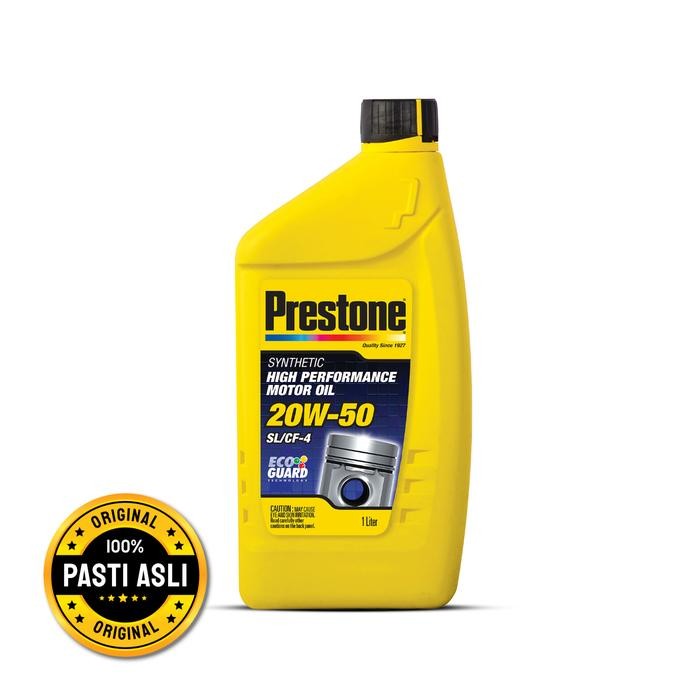 Prestone Synthetic Motor Oil 20W-50 1L Oli Mesin Mobil Sintetik