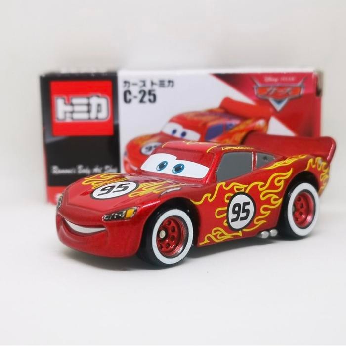Takara Tomy Disney Cars 3 Tomica C-25 Lightning Mcqueen Hot Rod Type