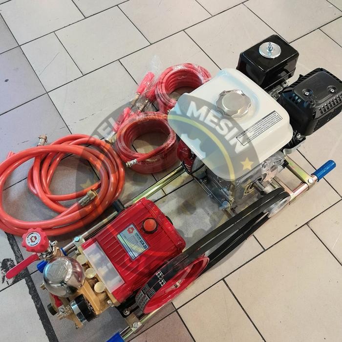 Bisa Gosend Mesin Steam Power Sprayer Sanchin 20 Engine Honda Komplit Selang Stik