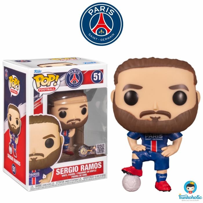 New Funko POP Football PSG Sergio Ramos Ligue 1 Soccer Figure Original