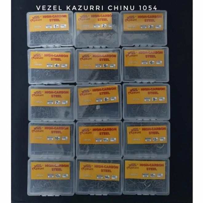 Hook Kail Pancing Carbon Steel 1054 Marusode 1 Box 100 Pc Kotak Kecil