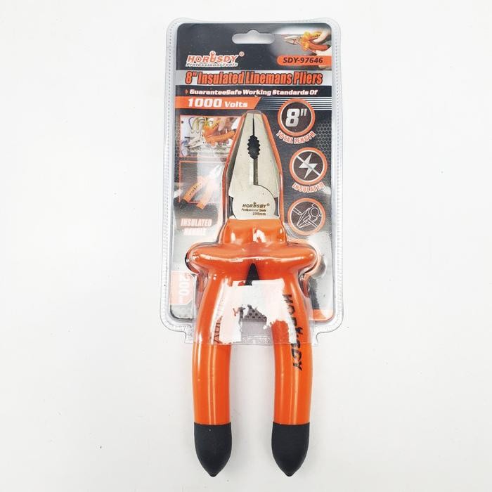 Tang 8" kombinasi insulated 1000 v Horusdy