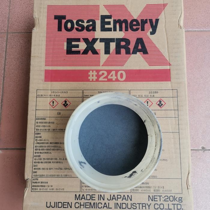 Tosa Emery Grit 240 1Kg / Amplas Bubuk / Amril Abrasive Powder Gerinda