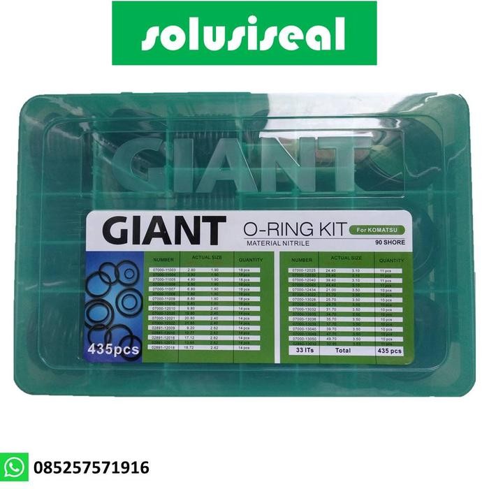 Termurah O-Ring Service Kit / Oring Box Komatsu Giant Nbr-90
