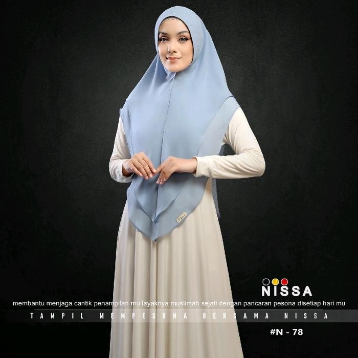 Ceruti Babydoll 2 Layer Hijab Instan8 Bergo Ceruty Kerudung Syari Wanita Muslim Soft Pad Panjang