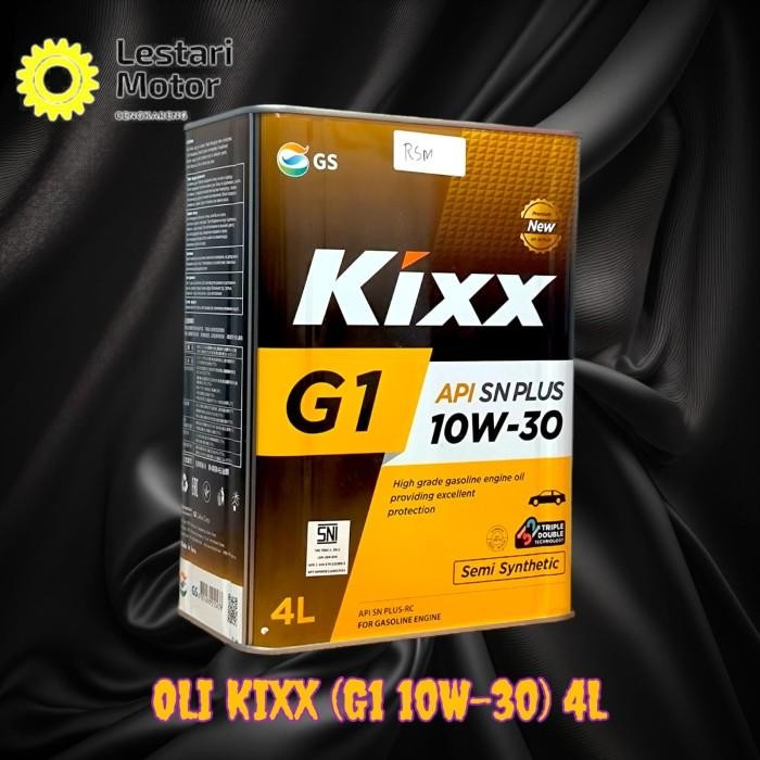 Bagus Oli Kixx G1 10W30 Sn Plus 10W-30 Semi Synthetic 4L Galon Terlariss 