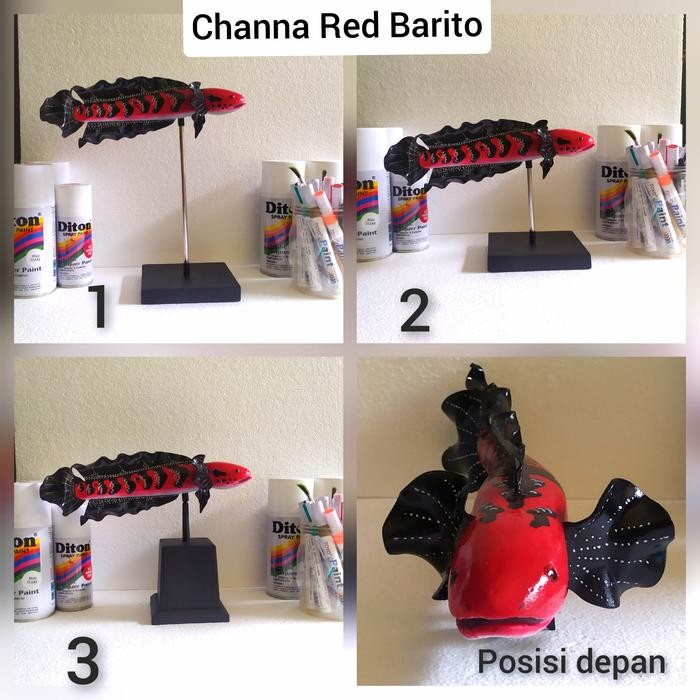 ikan channa red barito mainan (TERBAIK) (TERBARU) (TERMURAH)