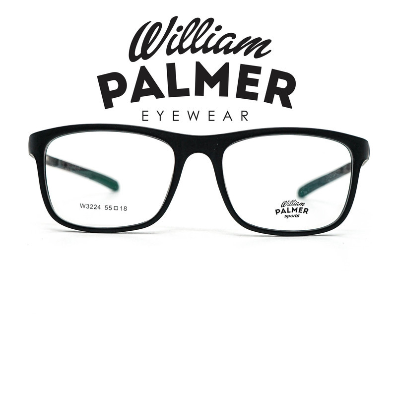 William Palmer Kacamata Pria Wanita Sport 3224 C1 Black