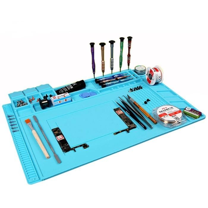 Kitani Innovation - Alas Meja Kerja Service Silicone Pad Matras Solder Tahan Panas S160