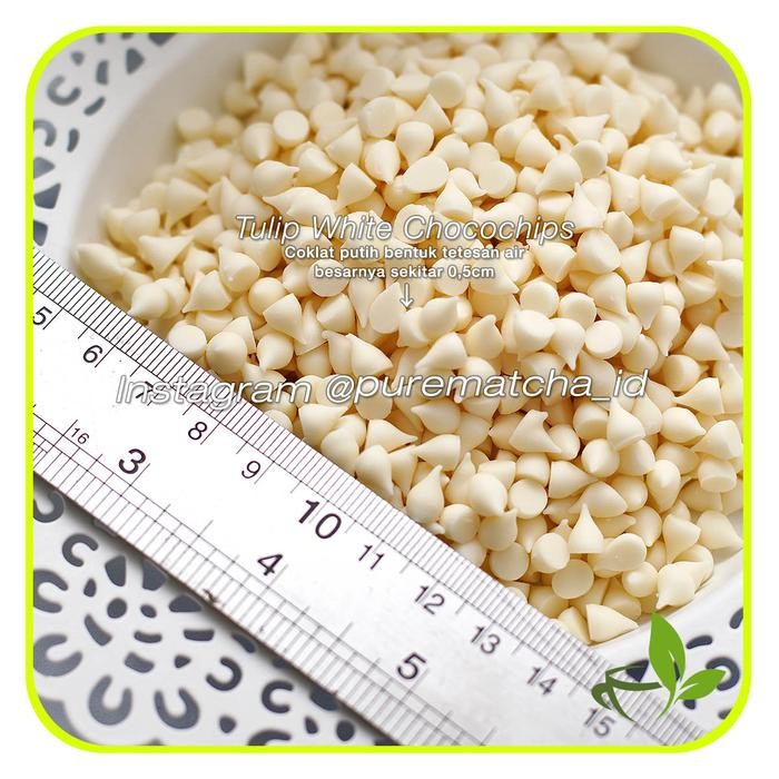 

IGIH- Compound White Chocolate Chips Tulip Cokelat Chip Putih White 500 Gr