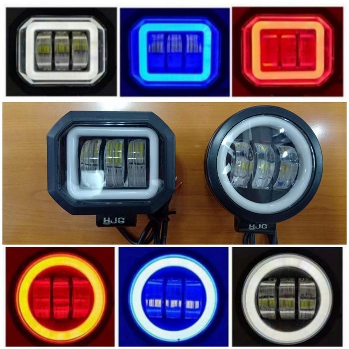 Lampu Tembak Sorot Led, K 30,3 Mata 30Watt Bulat,Kotak Cwl Mobil Motor