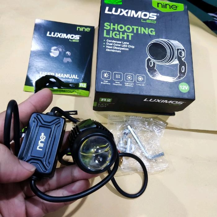 Lampu R2 Luximos Putih Kuning