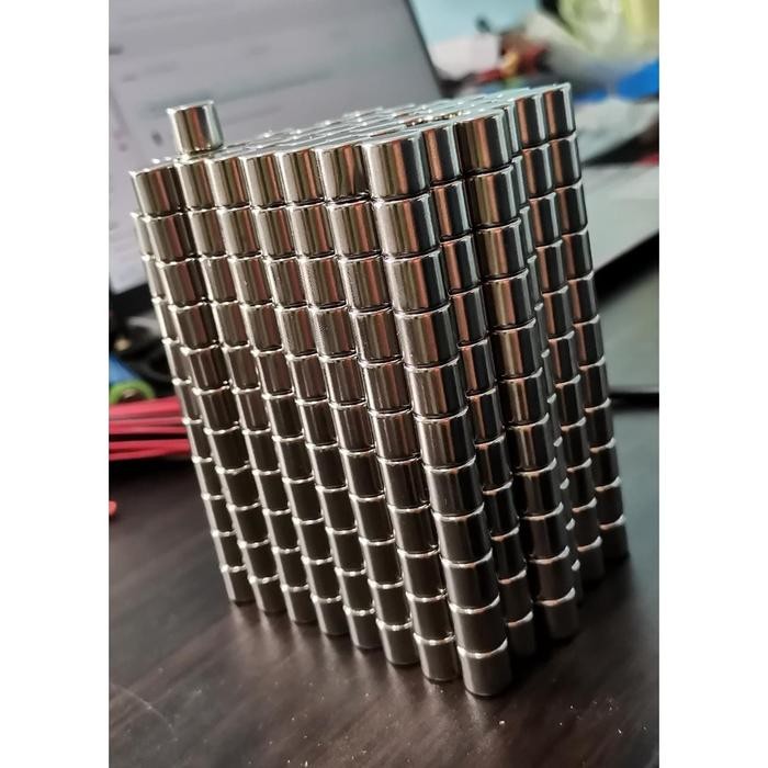 

New Strong Magnet Neodymium Disck 10x10mm Silinder 10x10mm 1cm 10x10 N52 super kuat 1x1cm magnet