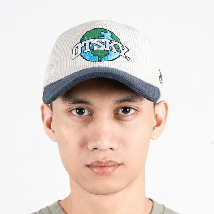 Otsky Topi Pria Corduroy Ft Logo Globe Premium
