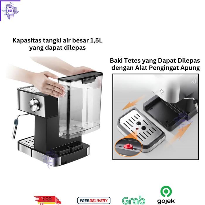 MESIN KOPI ESPRESSO 20 Bar - ESPRESSO COFFEE MACHINE AEOMIK CM-3010