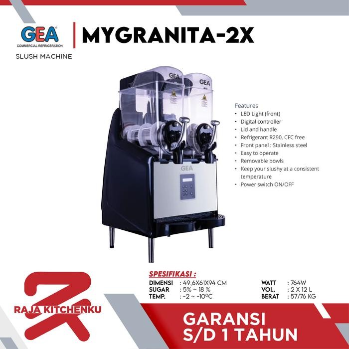GEA MYGRANITA-2X MESIN ES SALJU & SLURPEE / SLUSH MACHINE MYGRANITA 2