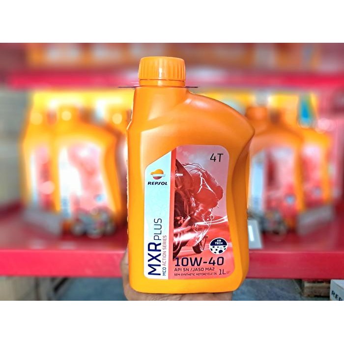 Oli Motor REPSOL MXR PLUS 10W-40 12 X 1L