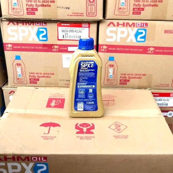 Oli Mesin SPX2 10W-30 Kemasan 0.8L Oli Honda SPX2 10w-30 800Ml Oil