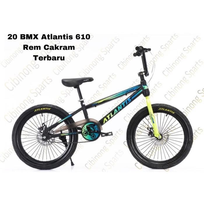 sepeda anak cowok laki bmx atlantis sword 20 inch ban jumbo 3.0