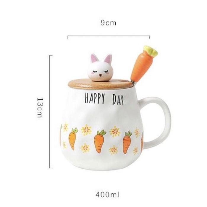 Promo Meow Mug Keramik Couple Set - Gelas & Mug Lucu