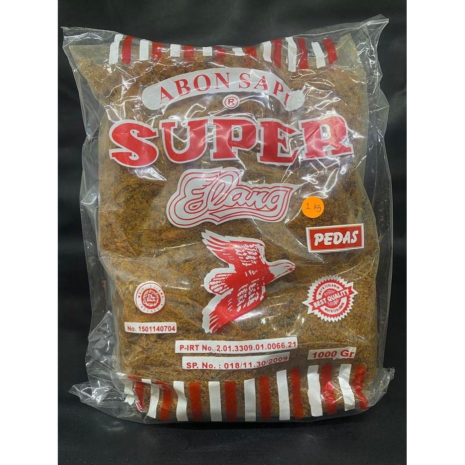 

Baru Abon Sapi Super Cap Elang 1Kg Premium Halal Asli