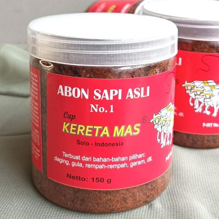 

Abon Sapi Asli Kereta Mas Solo Toples