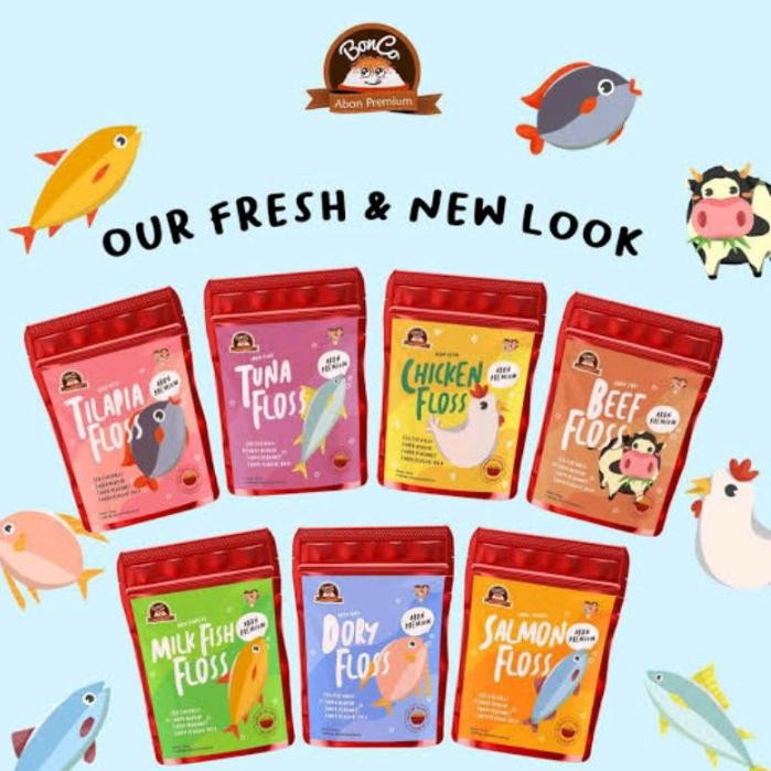 

Baru Abon Bonco Premium Mpasi Non Msg - Beef Floss Dory Tuna Salmon Chic