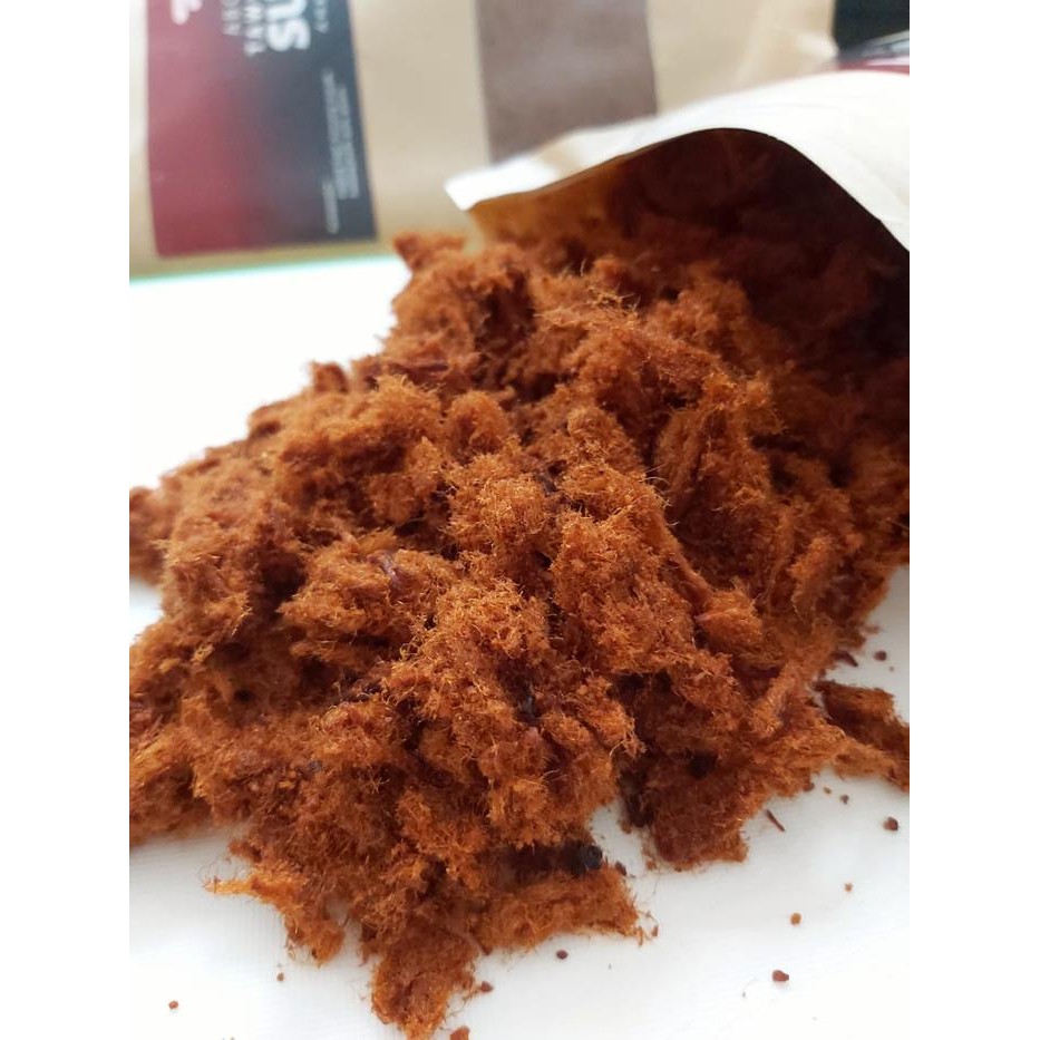 

Baru Abon Sapi Asli 300G Manis/Pedas - Snack Kering Premium