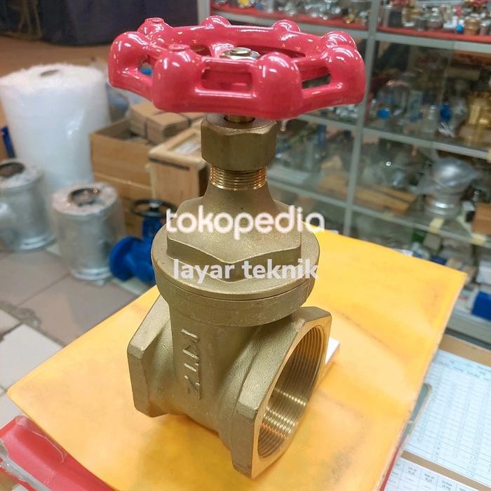 Bagus Gate Valve Kitz 2.5 Inch Kuningan Asli Terlariss 
