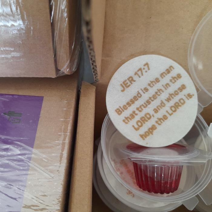 

LEZAT- Bread & Wine Set For Holy Communion (English) 18 Set