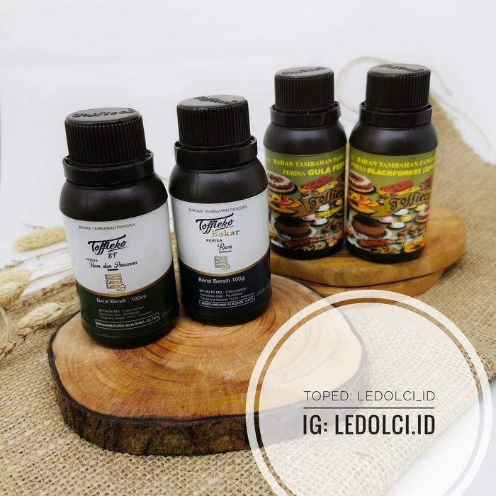 

LEZAT- Toffieco Perisa Rhum Bakar, Zero Bakar , Blackforest, Zero Blackforest