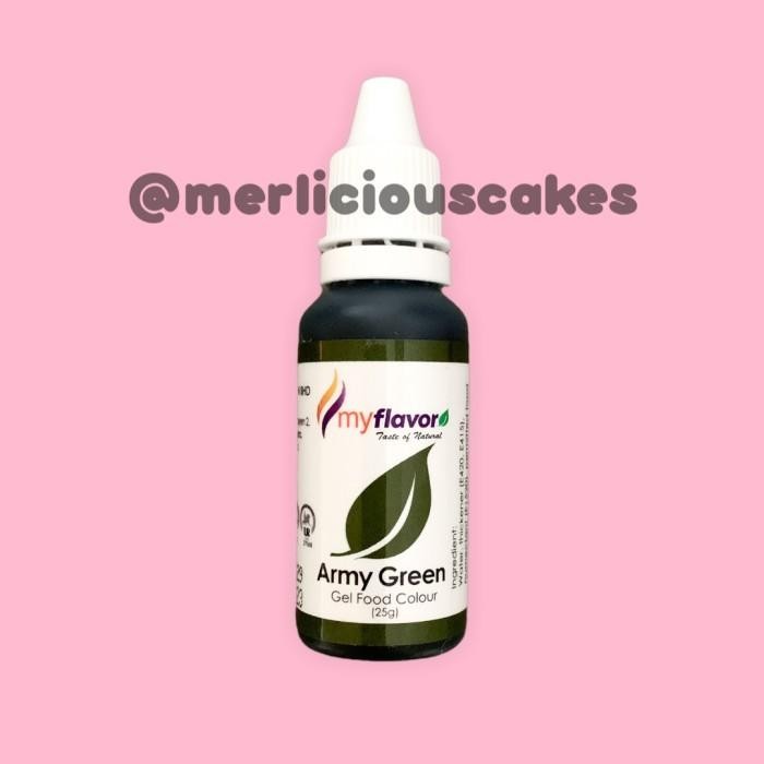 

LEZAT- Army Green Gel My Flavor Food Color Food Colour Pewarna Makanan