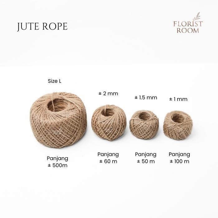 

Jute Rope - tali goni - DIY - vintage - burlap - karung - pita - craft